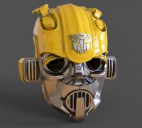 STL file Transformers Prime Beast Hunter Bumblebee (Unmasked head