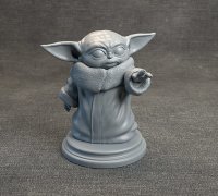 Star Wars Themed Ashtray Green 3D Printed Yoda Cash Tray 