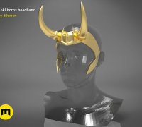 Detachable Loki Horns. Loki Cosplay Horns. -  New Zealand