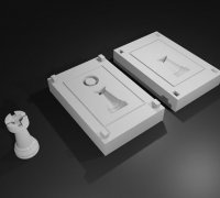 Tower chess piece Modelo de Impressão 3D in Accessórios de jogo 3DExport