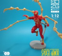3D file SPIDER MAN 1/12 articulated action figure 🕷️・3D print model to  download・Cults