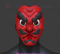 Hotaru Haganezuka Hyotokko Mask 3D Print STL - Kimetsu No Yaiba Helmet