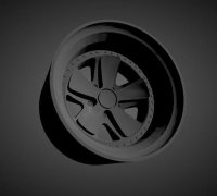 BBS E49 scalable and printable rim 3D model 3D printable