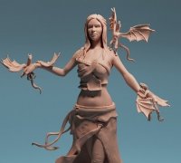 STL file GACHA DOLL : DRAGON GIRL 🐉・3D printable model to download・Cults