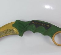 Custom CSGO Karambit green skin by MohamOverKill on DeviantArt