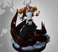 ichigo hollow mask bleach 3d model