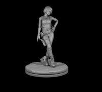 OBJ file Jill Valentine Lowpoly Rigged ☣️・3D printer design to  download・Cults