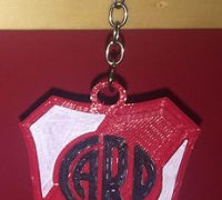 STL file KEYCHAIN SHIELD - CLUB ATLETICO PLATENSE 🗝️・3D printing idea to  download・Cults
