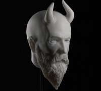 Mimir Head From God of War - 3D Print Model by 3dprintstorestl
