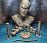 Deadpool Knife Block 3D Printed 