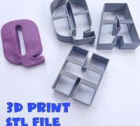 Alphabet Mold 3d Models To Print Yeggi