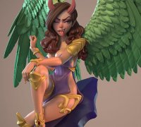 Winged Demon 3d Porn Animation Girls - demon wing\