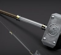 Hammer Shao Kahn MK11 - Version 5 - | 3D Print Model