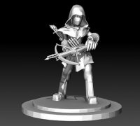 Rat Ninja - Assassin - PRESUPPORTED - 32mm D&D, 3D models download