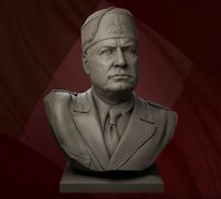 mussolini bust 3D Models to Print - yeggi