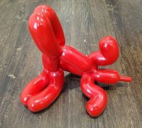 STL file Balloon Dog Miniature Straw Topper 🎈・Template to download and 3D  print・Cults