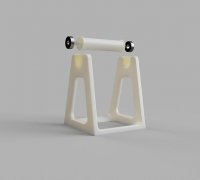 Wall Filament Spool Holder 3D model 3D printable