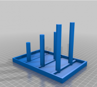 STL file baby bottle drying rack 👶・3D printable model to