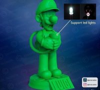 OBJ file Mario Luigi's Mansion Ghost 👻・3D print design to download・Cults