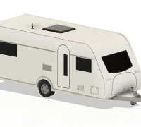 STL file Caravan ECO 300 Scale HO 🚆・3D printing idea to download・Cults