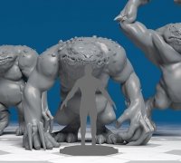 Blue Slaad 75mm Scale The Skyborn of Aquila Daybreak Miniatures  Dungeons and Dragons,3D Print,Wargaming,Tabletop