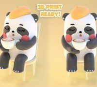 STL file Kung Fu Panda Po Mug 🐼・Model to download and 3D print