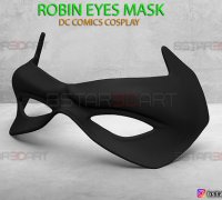 robin face mask - titans season 3 - dc comics cosplay 3d print model 3D  Print Model