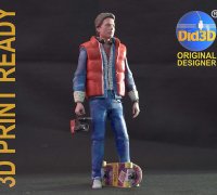 STL file Back to the future Marty and Doc - CHIBICAR No.40・3D print object  to download・Cults