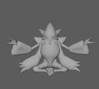STL file Pokemon Alakazam Mega Evolution 🐉・3D printable model to