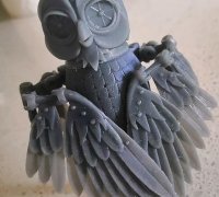 I 3D scanned the old Bubo mechanical from Clash of the Titans when I worked  on the remake years ago, and printed him out recently as one of the first  test print
