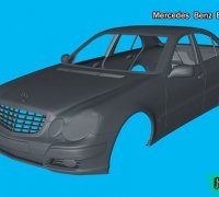 Mercedes-Benz E-Klasse (W211) 2009 3D-Modell - Herunterladen Fahrzeuge on