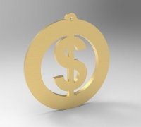 Gold Metal Chain 3D Dollar Money Bag Charm $ Pendant Long Necklace Hip –  alwaystyle4you