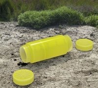 3D Plastic Spice Container, Bottle, Jar 3D Model - Creative Design