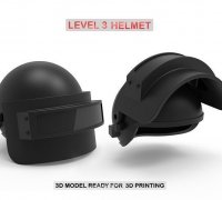 PUBG lvl.3 Helmet (K6-3), 3D CAD Model Library