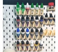 STL file Vallejo Modular Paint Bottle Rack/Organizer/Holder (16 Bottle) -  17ml /.57 fl oz, Vallejo, Model Color, Model Air, Game Color, Army Painter,  Art-tool, Paint bottle organizer, Airbrush, Miniatures, Tabletop Games,  Paint