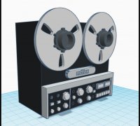 3d Famous Revox A77 Tape Recorder