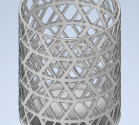 Free STL file Paint Brush Cup - Hexagonal Design 🎨・Template to download  and 3D print・Cults