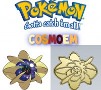 STL file Pokemon Cosmog Cosmoem Solgaleo 🐉・Template to download and 3D  print・Cults