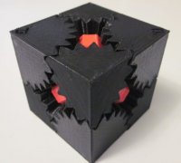 The Gyroscopic Cube Gears 3D Model