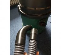 My Customized Vacuum Hose Adapter (Dewalt to Dyson) by gta18 - Thingiverse