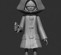 STL file little nightmares 2 mono with an axe 🪓・3D print model to  download・Cults
