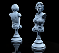 Jill Valentine Resident Evil - STL 3D print files