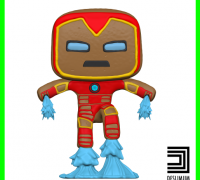 STL file Funko pop Iron Man・3D printing design to download・Cults