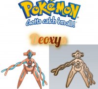 3D file Deoxys - Attack form 🐉・3D printing model to download・Cults