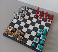 3D file CHESS SET ♟️・3D print design to download・Cults