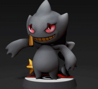 STL file Mega Banette pokemon 🐉・3D printable model to download・Cults