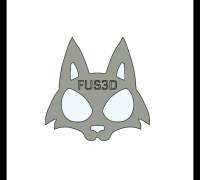 STL file Self Defense Foxy Keychain with pointed ears 🗝️・3D printing  template to download・Cults