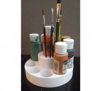 STL file Paint brush stand - organizer 🎨・3D printing template to  download・Cults