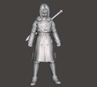 STL file Future Trunks (Long Hair) Saiyan Armor 3D Model・3D
