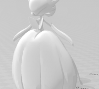 Pokemon Ralts Kirlia Gardevoir Gallade Mega Evolution | 3D Print Model